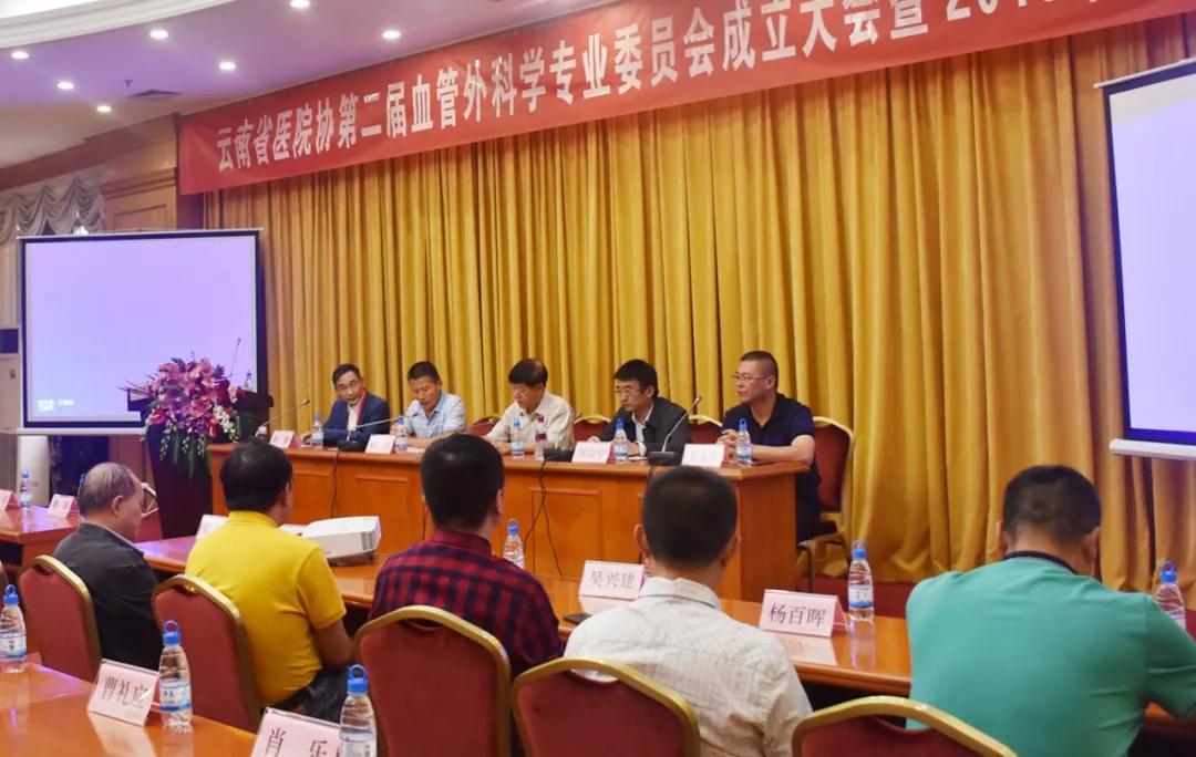 祝贺云南医协会第二届血管外科学专业委员会胜利召开！